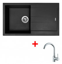 Sinks AMANDA 860 NANO Nanoblack+MIX...